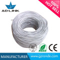 CE / ROHS pass flow cable réseau 0.5mm utp cable 4 paires cat5e ccu Guangzhou Factory